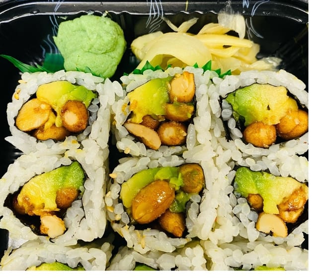 Peanut Avocado Roll.