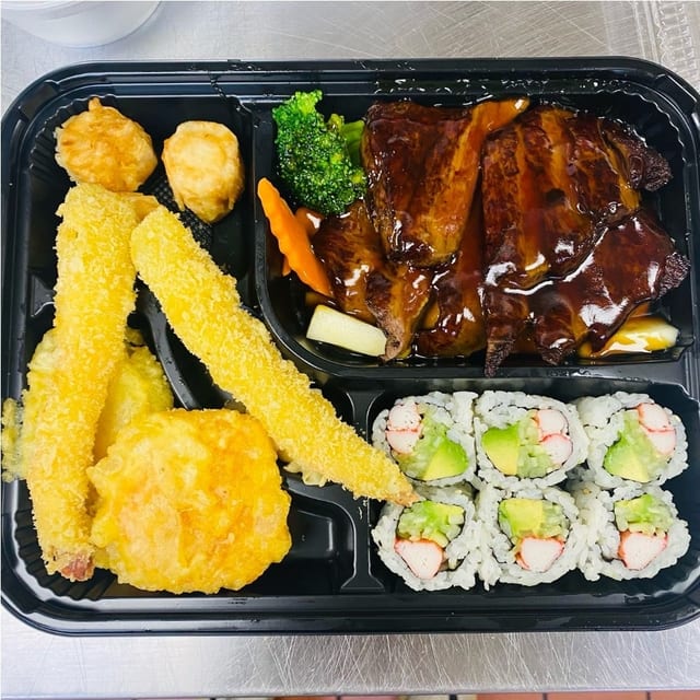 Steak Teriyaki Dinner Box.