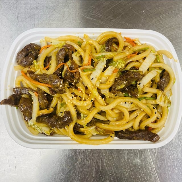 Beef Yaki Udon.