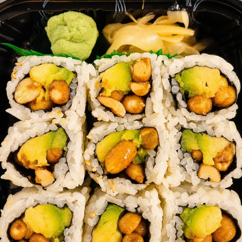 Peanut Avocado Roll.