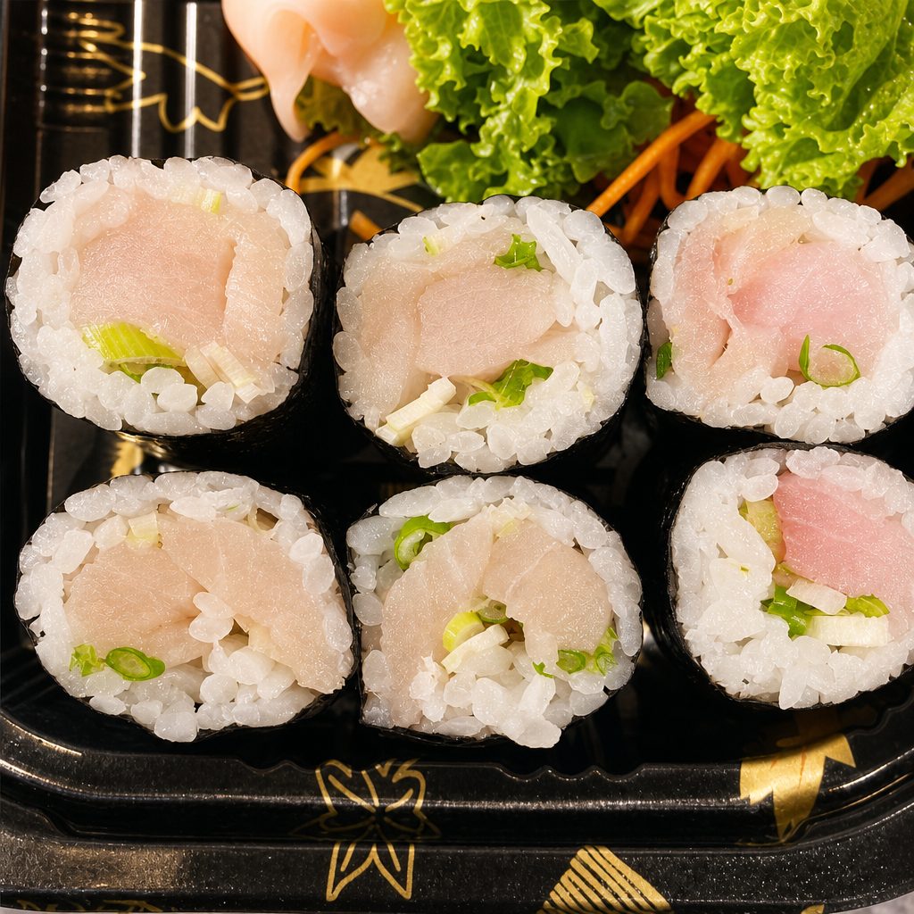Yellowtail Scallion Roll.