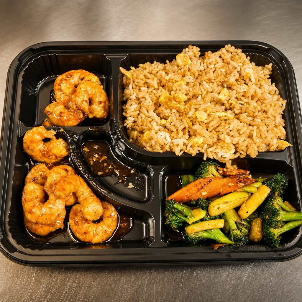 Hibachi Shrimp Lunch.