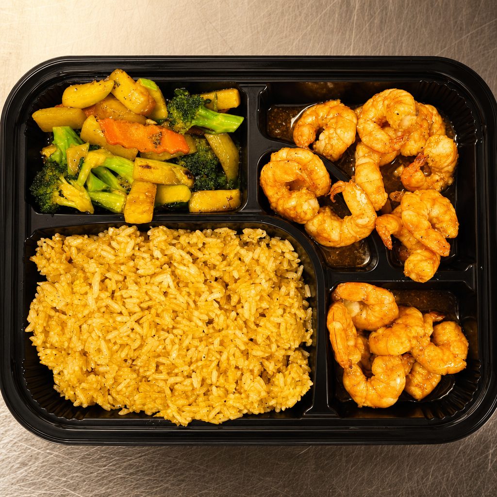 Hibachi Shrimp Dinner.