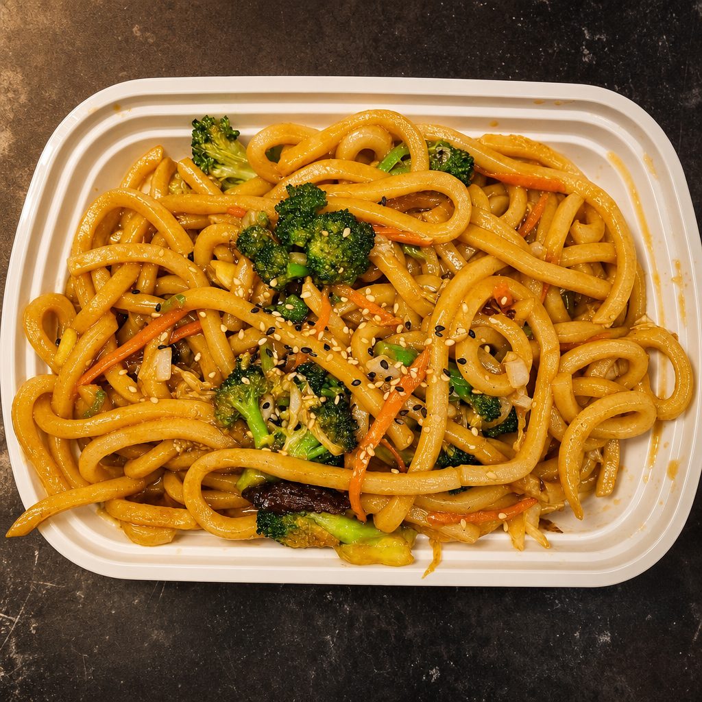 Vegetable Yaki Udon.