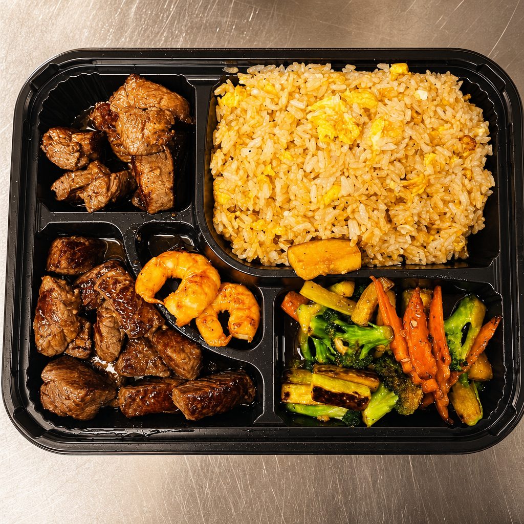 Hibachi Steak Dinner.