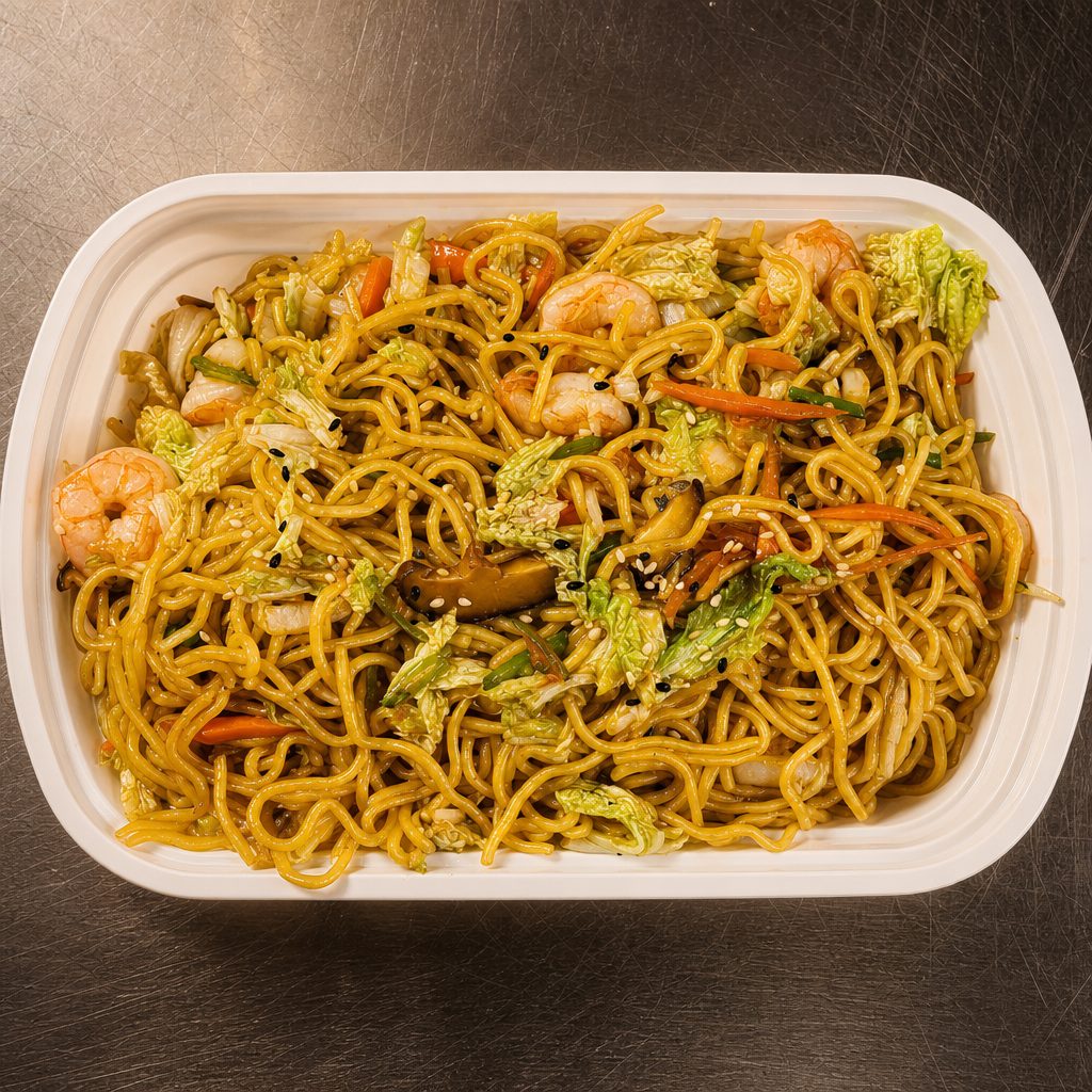 Shrimp Yakisoba.