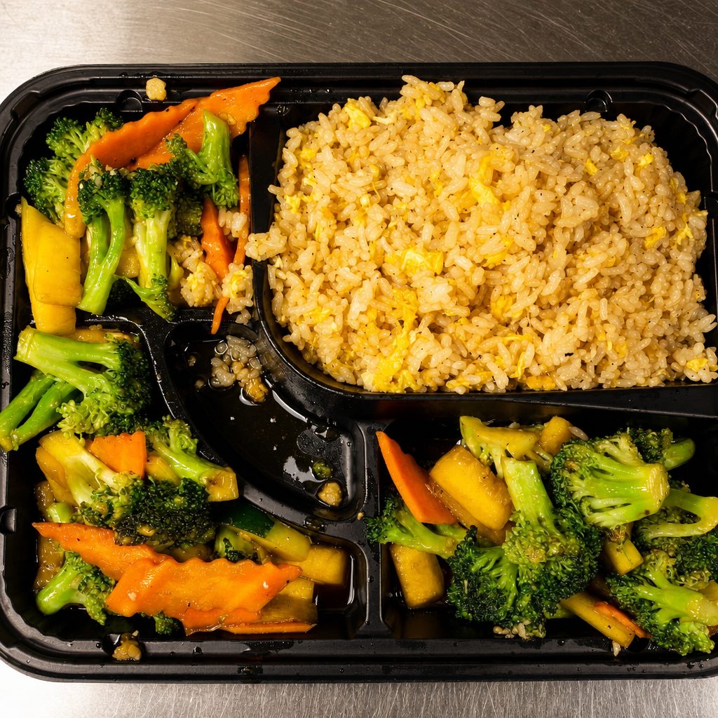 Hibachi Vegetable Dinner.