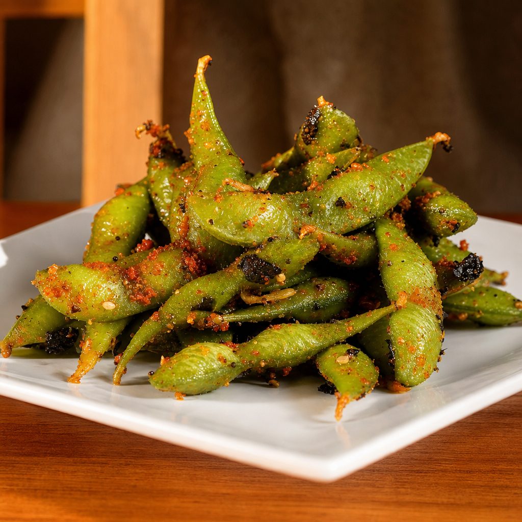 Spicy Edamame App.